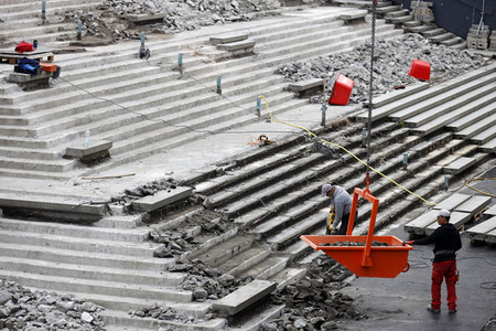 Sanierung der Domtreppe in Köln