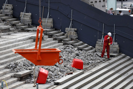 Sanierung der Domtreppe in Köln