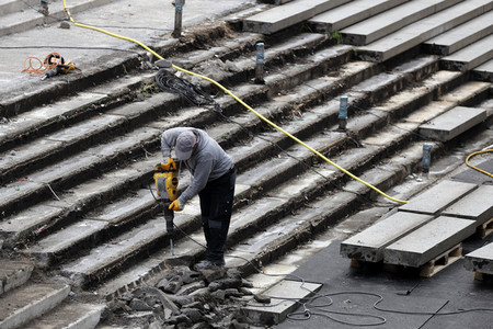 Sanierung der Domtreppe in Köln