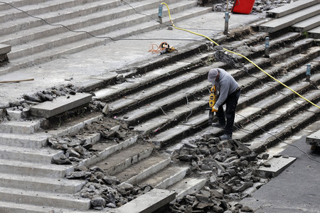 Sanierung der Domtreppe in Köln