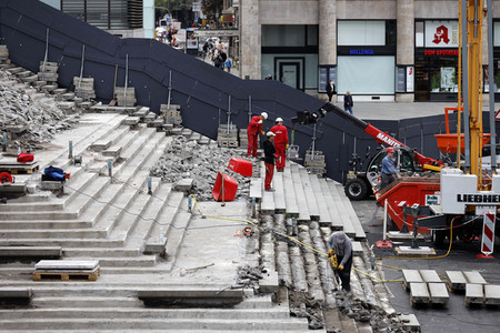 Sanierung der Domtreppe in Köln