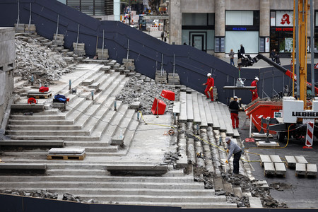 Sanierung der Domtreppe in Köln