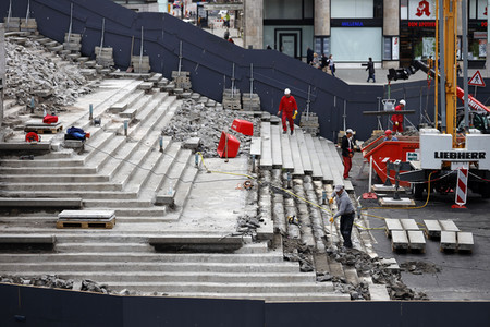 Sanierung der Domtreppe in Köln