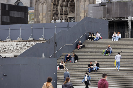 Sanierung der Domtreppe in Köln