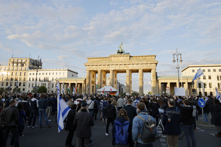 Kundgebung zur Solidarität mit Israel in Berlin