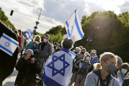 Kundgebung zur Solidarität mit Israel in Berlin