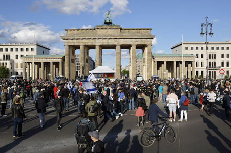 Kundgebung zur Solidarität mit Israel in Berlin