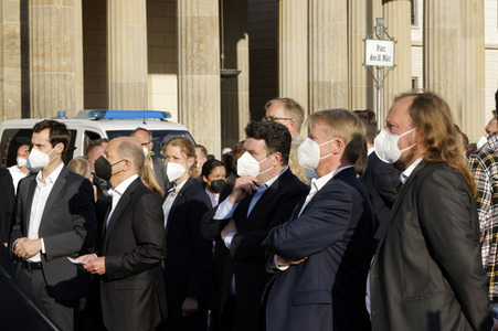 Kundgebung zur Solidarität mit Israel in Berlin
