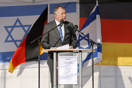 Kundgebung zur Solidarität mit Israel in Berlin