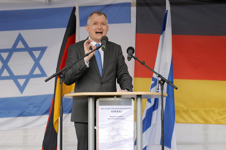 Kundgebung zur Solidarität mit Israel in Berlin