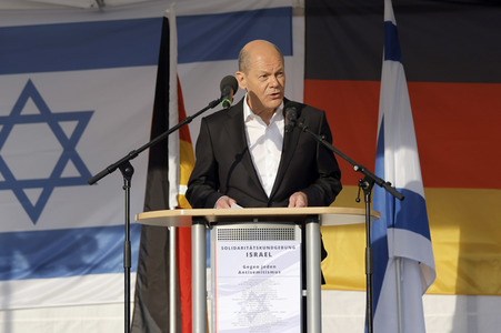 Kundgebung zur Solidarität mit Israel in Berlin