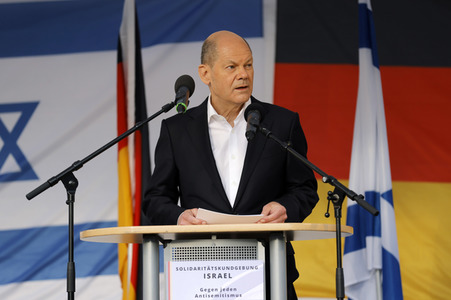 Kundgebung zur Solidarität mit Israel in Berlin