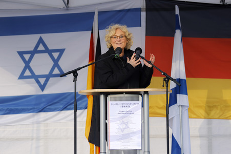 Kundgebung zur Solidarität mit Israel in Berlin