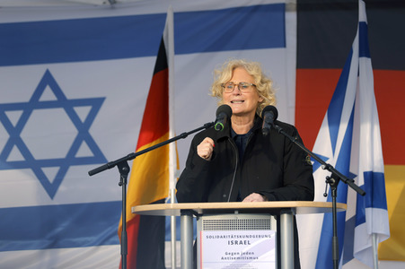 Kundgebung zur Solidarität mit Israel in Berlin