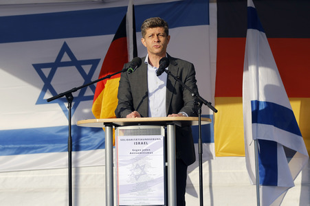 Kundgebung zur Solidarität mit Israel in Berlin