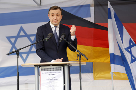 Kundgebung zur Solidarität mit Israel in Berlin