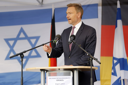 Kundgebung zur Solidarität mit Israel in Berlin