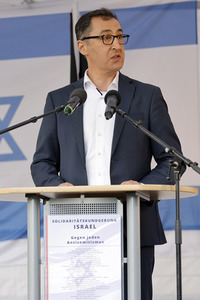 Kundgebung zur Solidarität mit Israel in Berlin