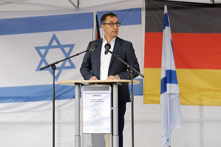 Kundgebung zur Solidarität mit Israel in Berlin