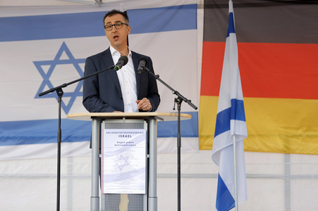 Kundgebung zur Solidarität mit Israel in Berlin