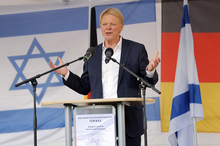 Kundgebung zur Solidarität mit Israel in Berlin