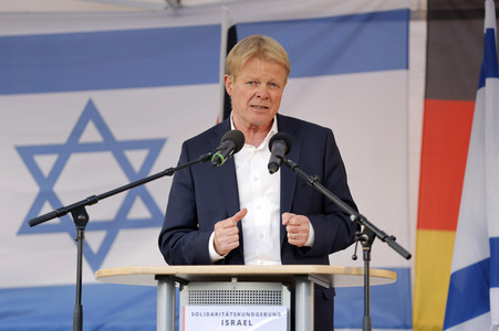 Kundgebung zur Solidarität mit Israel in Berlin