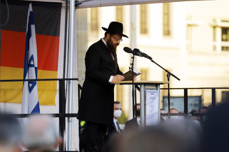 Kundgebung zur Solidarität mit Israel in Berlin