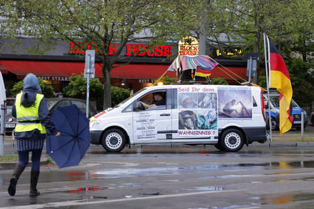 Demonstration von Gegnern der Corona-Politik in Berlin