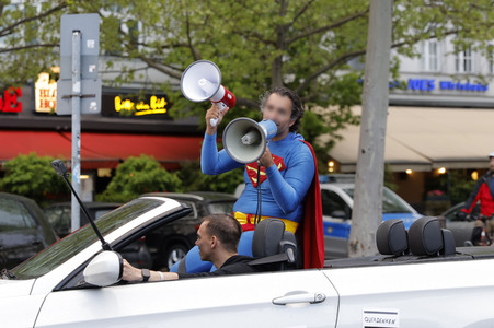 Demonstration von Gegnern der Corona-Politik in Berlin