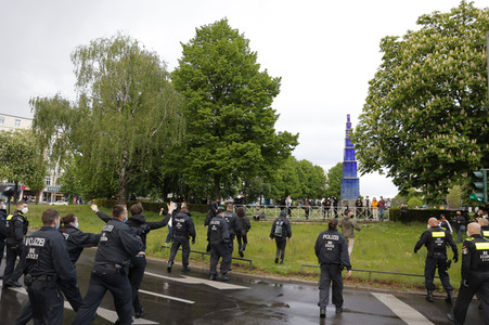 Demonstration von Gegnern der Corona-Politik in Berlin
