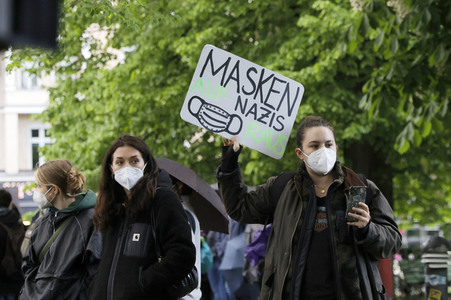 Demonstration von Gegnern der Corona-Politik in Berlin