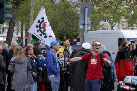 Demonstration von Gegnern der Corona-Politik in Berlin