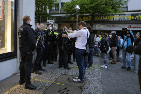 Demonstration von Gegnern der Corona-Politik in Berlin