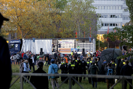 Demonstration von Gegnern der Corona-Politik in Berlin
