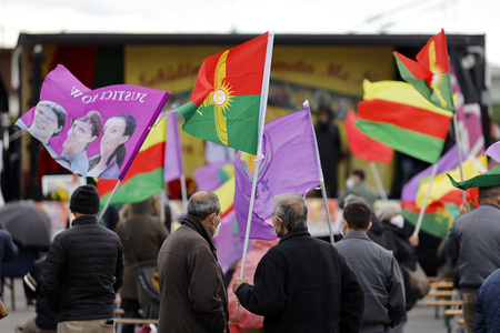 Pro-kurdische Demonstration in Köln