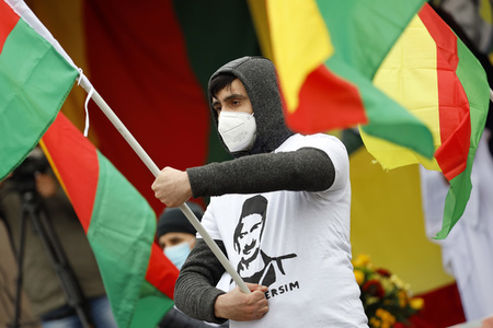 Pro-kurdische Demonstration in Köln