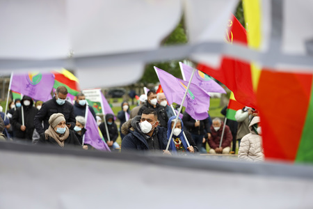 Pro-kurdische Demonstration in Köln
