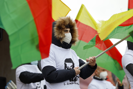 Pro-kurdische Demonstration in Köln