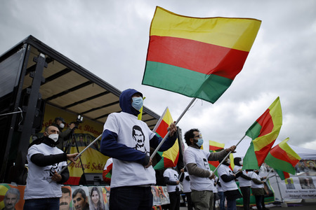 Pro-kurdische Demonstration in Köln
