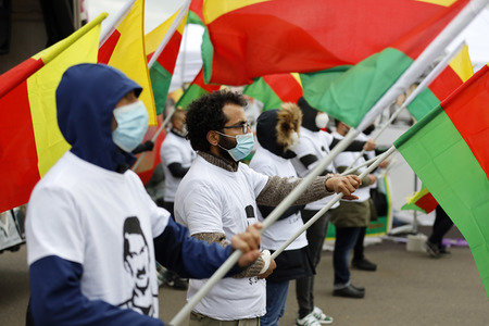 Pro-kurdische Demonstration in Köln