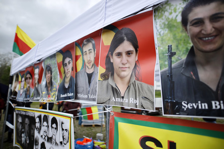 Pro-kurdische Demonstration in Köln
