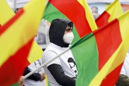Pro-kurdische Demonstration in Köln