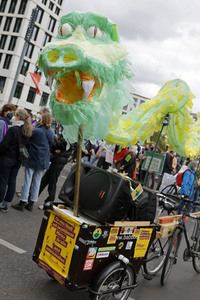 Demonstration gegen Mietenwahnsinn in Berlin