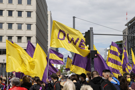 Demonstration gegen Mietenwahnsinn in Berlin