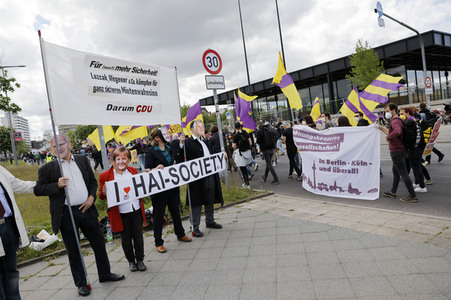 Demonstration gegen Mietenwahnsinn in Berlin