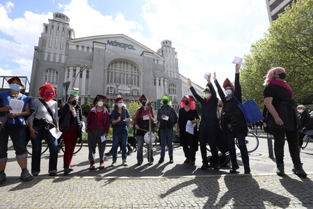 Demonstration gegen Mietenwahnsinn in Berlin
