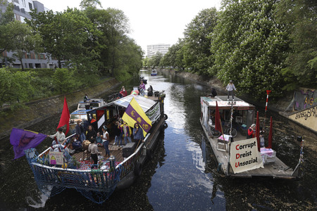 Demonstration gegen Mietenwahnsinn in Berlin