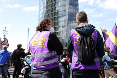 Demonstration gegen Mietenwahnsinn in Berlin