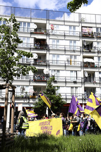 Demonstration gegen Mietenwahnsinn in Berlin