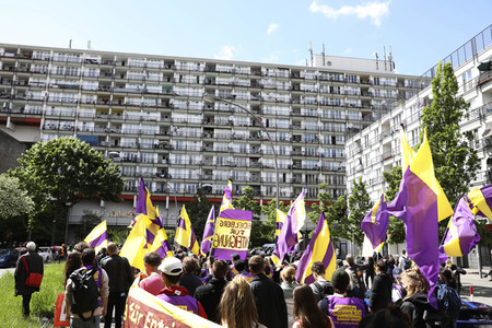 Demonstration gegen Mietenwahnsinn in Berlin